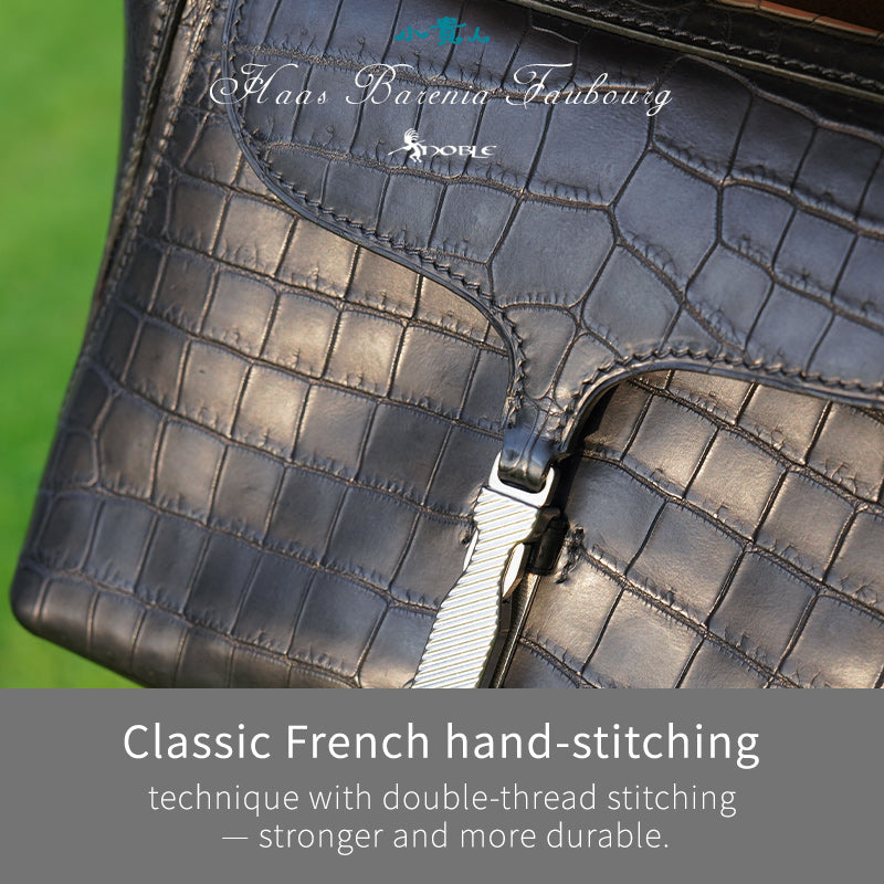 High-End Luxury Crocodile Leather Vintage-Style Women's Top-Handle & Shoulder Bag – Timeless Elegance