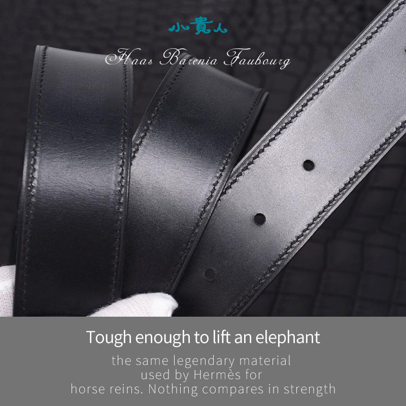 French Handcrafted Luxury Belt with Damascus Steel Buckle – Premium Craftsmanship