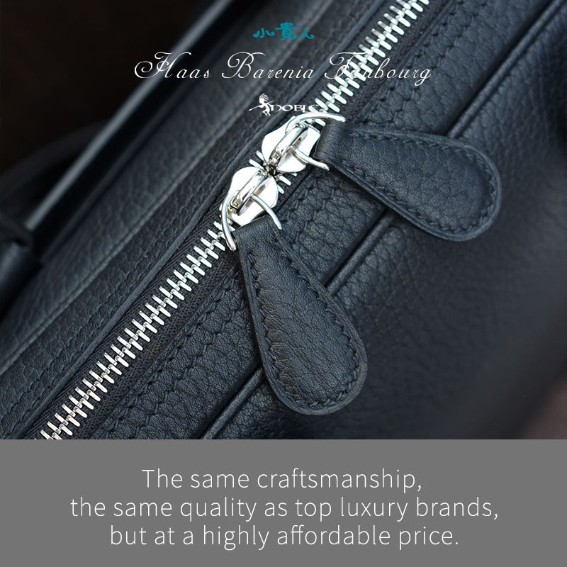 High-End Luxury Men's Bag in TC Pebbled Calfskin Leather – Premium Craftsmanship