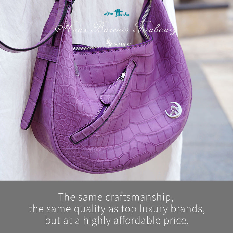 Luxury Women's Crossbody Bag in Premium Crocodile Leather – Timeless Elegance
