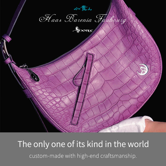 Luxury Women's Crossbody Bag in Premium Crocodile Leather – Timeless Elegance