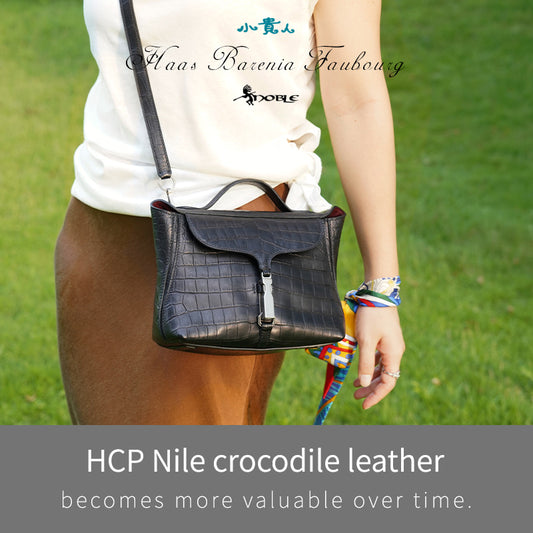 High-End Luxury Crocodile Leather Vintage-Style Women's Top-Handle & Shoulder Bag – Timeless Elegance